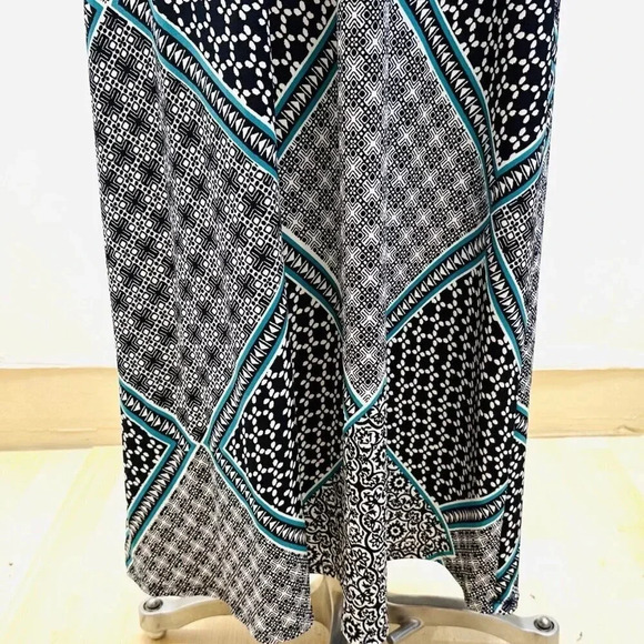 ENFOCUS STUDIO Women Sleeveless Full Length Floral Multi-Colored Dress Size 6 - Picture 6 of 13